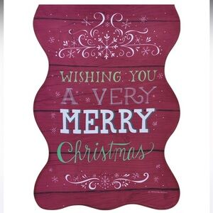 Rain or Shine Wishing You A Very Merry Christmas 2 Sided Garden Flag